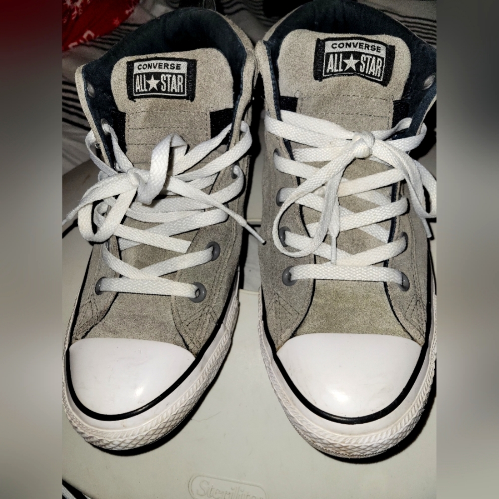 Converse All ☆ Star Grey High Tops Size 11W 9M